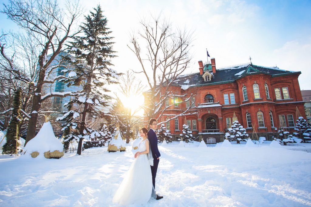 sapporo winter pre wedding