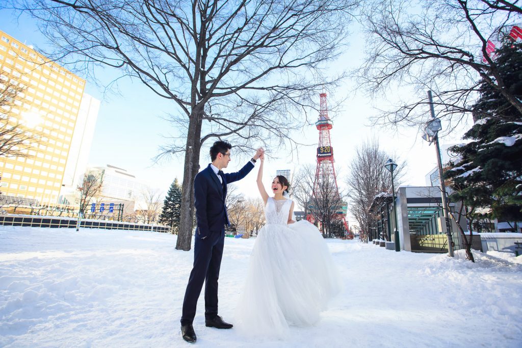 sapporo winter pre wedding